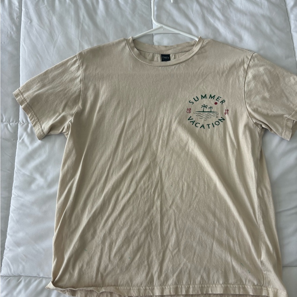 Tan Summer Vacation T-Shirt